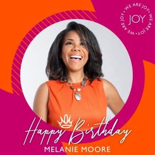 The visual magician and Executive #CreativeDirector behind all things JOY!​
Happy Birthday to this queen with a great heart and a massive drive. Melanie, you’re a rockstar, thank you for making our brand's visions come to life!

Have a JOYous birthday! 🧡​

#WeAreJOY #JOYCollective #HappyBirthday #BlackGirlMagic