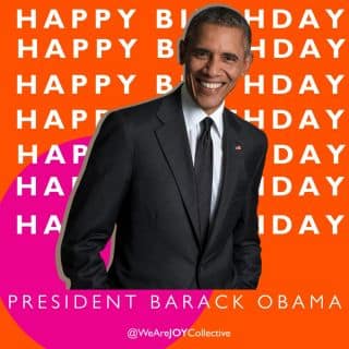 Not only is he an amazing husband, he is also a stellar dad, an intelligent #BlackMan, and a remarkable leader. Happy Birthday to a true G.O.A.T (Greatest Of All Time) President @BarackObama!

#PresidentBarackObama #BarackObama #BlackExcellence #WeAreJOY