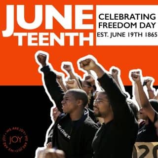 "Every Black person you meet is a miracle. We are valuable because of our humanity and declared valuable because our ancestors declared our worth when they fought for us to live." - #BrittanyPacknett​

Happy Juneteenth!​

#WeAreJOY #Juneteenth #FreedomDay #BlackJOY