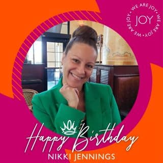 Starting the week with a celebration! 🎉​

#HappyBirthday to our Sr. Director of Grassroots Marketing and Events, Nikki Jennings. #TeamJOY appreciates you making the impossible possible and we recognize the tremendous impact you make on how our clients show up in the world.​

Sending you lots of love JOY. 🧡​
#WeAreJOY #MarketingAgency #FacesOfJOY #BlackExcellence